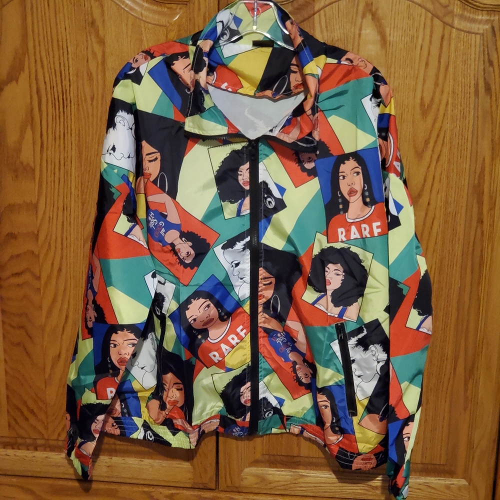 Lightweight Cartoon Themed Windbreaker